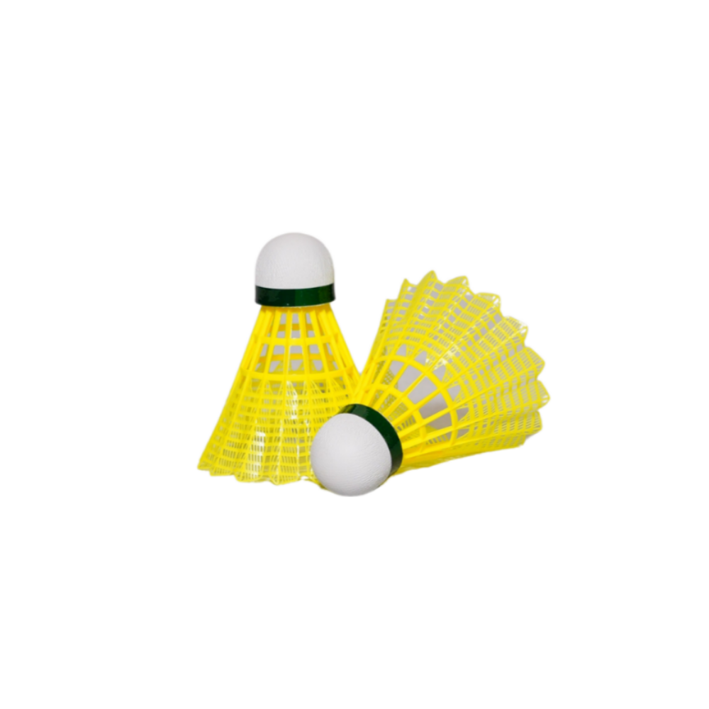 HI QUA GOLD BADMINTON NYLON SHUTTLE PLASTIC (PACK-6 YELLOW)