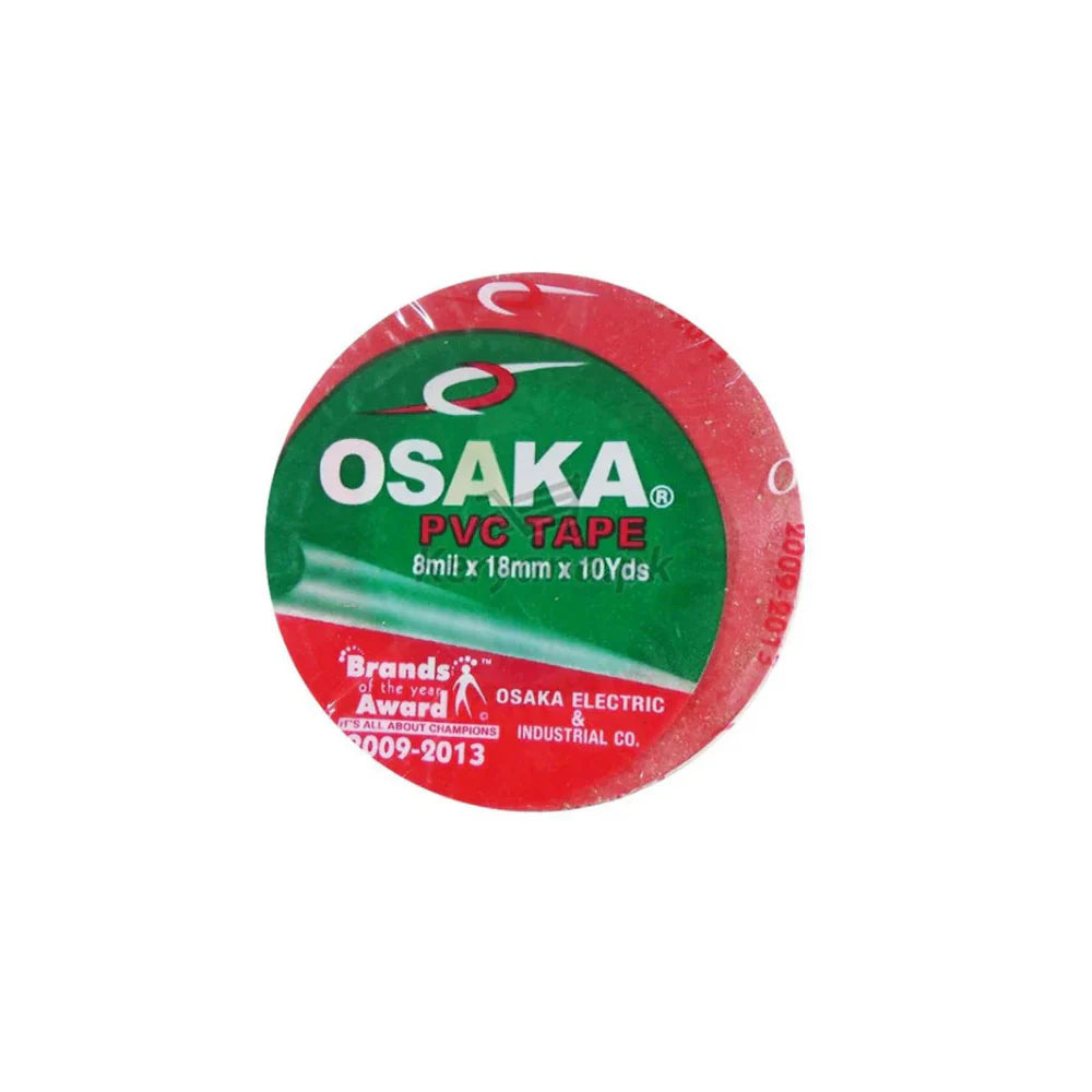 OSAKA PVC CRICKET TAPE RED PACK OF 10