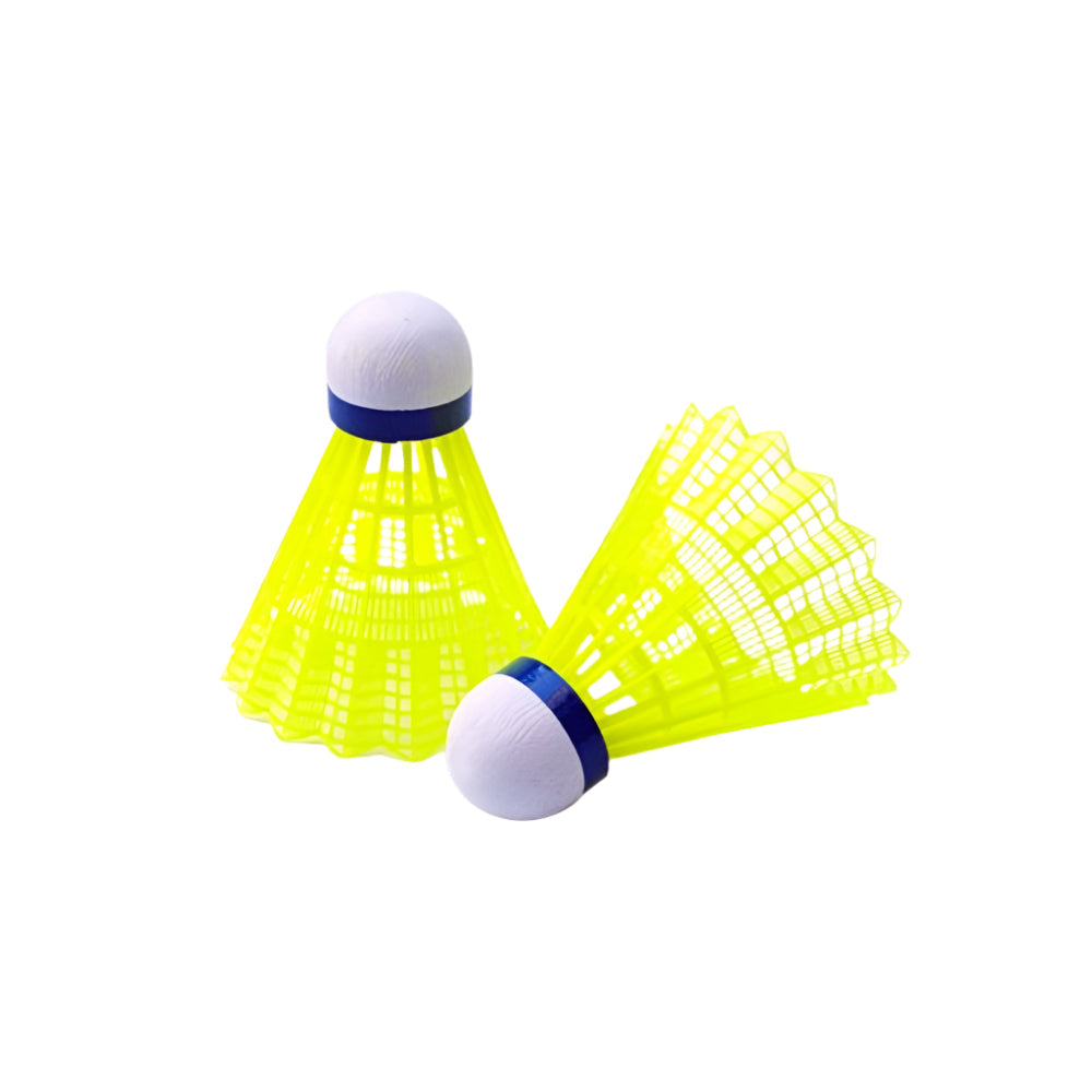 GHAFOOR GOLD BADMINTON SHUTTLECOCK PLASTIC (PACK-6 YELLOW)
