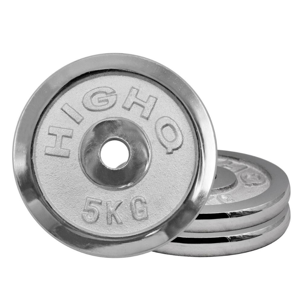 GYM WEIGHTLIFTING STAINLESS STEEL PLATES 15 KG