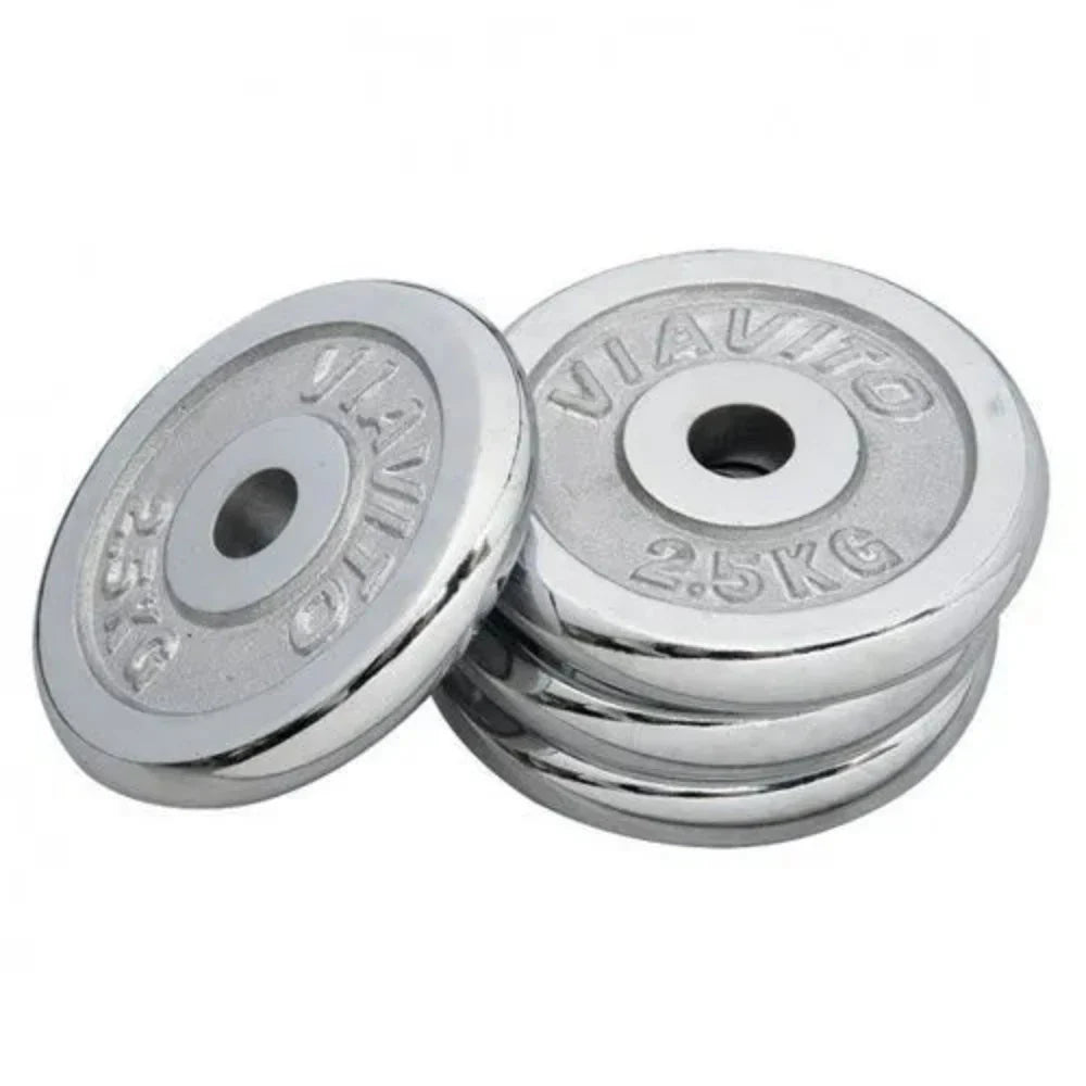 GYM WEIGHTLIFTING STAINLESS STEEL PLATES 10 KG